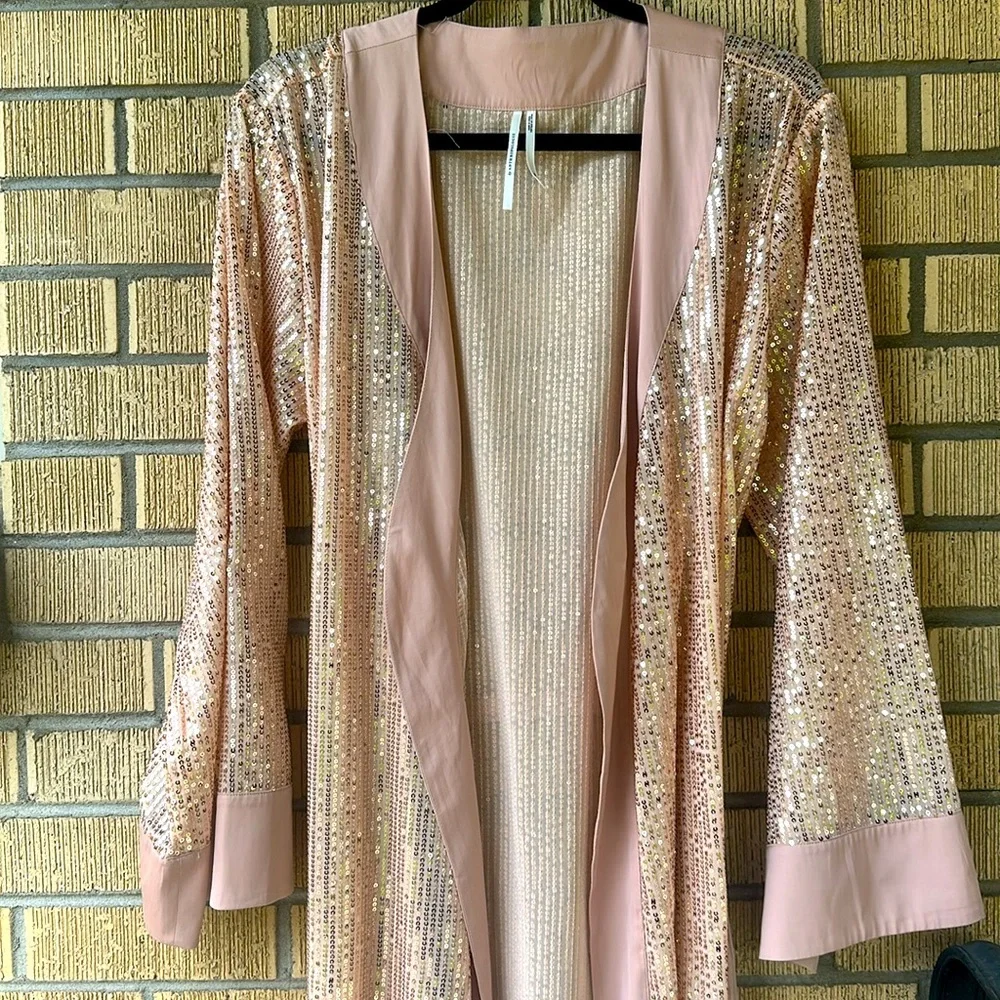 Anthropologie Sequin Robe, Size M/L (never worn) - Picture 6 of 6